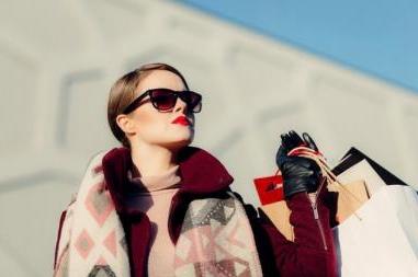 shopping fille