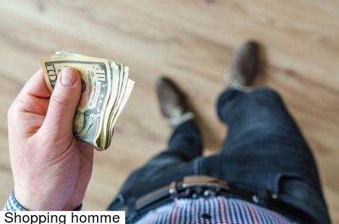 shopping homme
